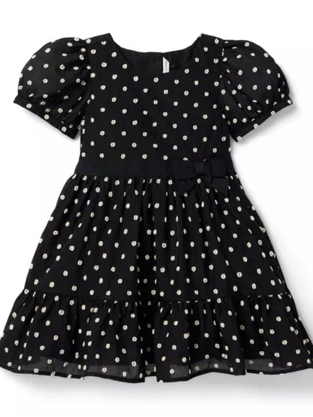 Janie and Jack Black Swiss Dot The Symphony Dress Size 3T